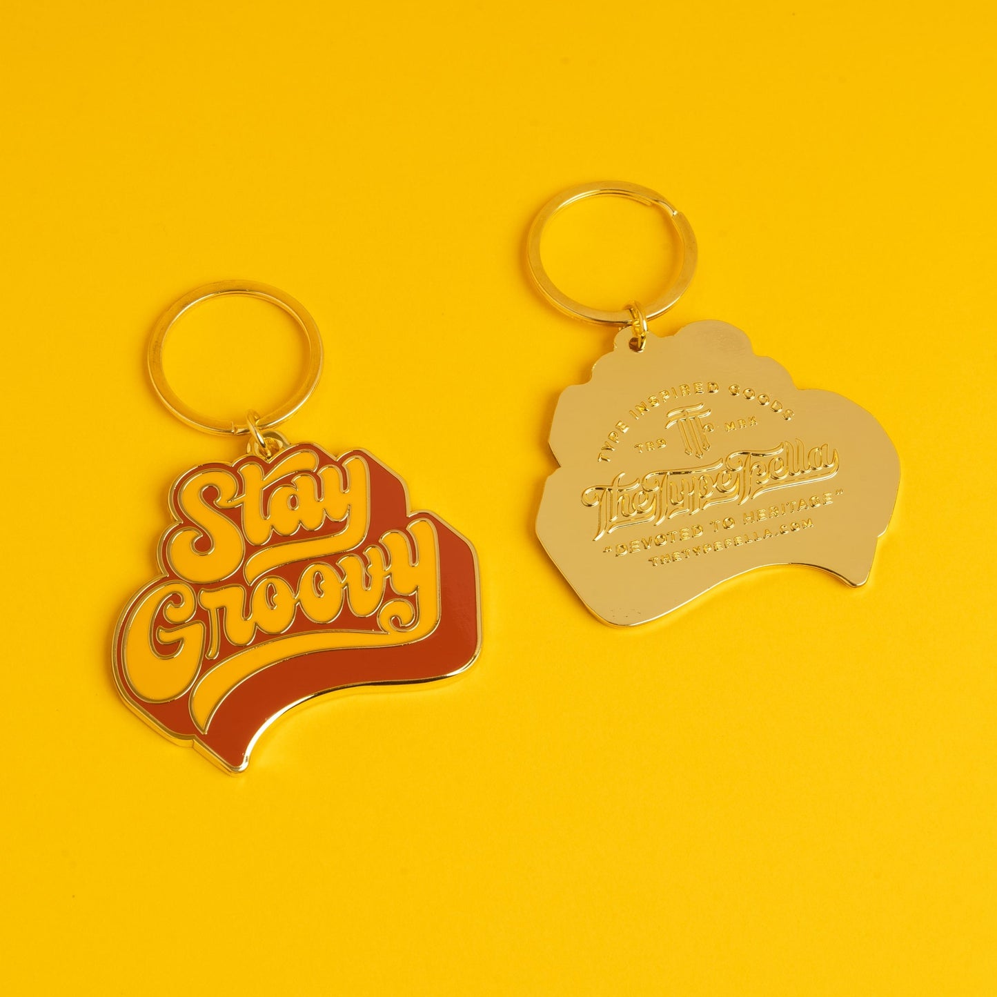 Stay Groovy Keychain