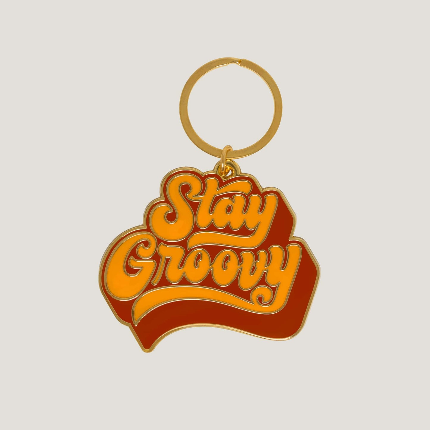Stay Groovy Keychain